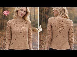 Very Easy Crochet Sweater | Step by Step Crochet Tutorial | DIY