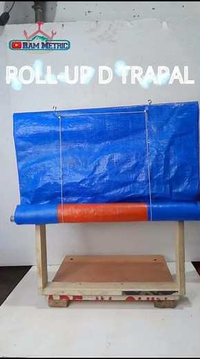 HOW TO MAKE ROLL-UP TRAPAL DIY