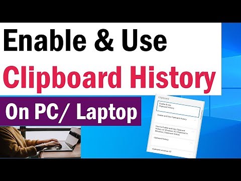 How to Enable and Use Clipboard History on Windows 10 | Clipboard In Windows | Clipboard History