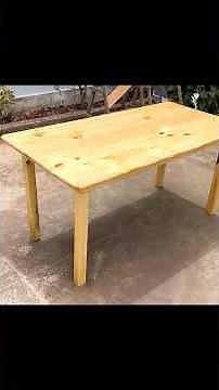 Como construir uma mesa bem simples