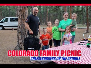 Family Picnic With Blackstone Griddle Cheeseburgers