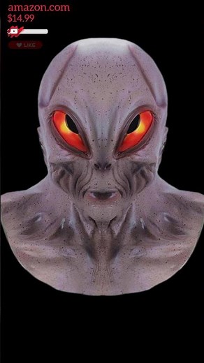 Halloween Scary Alien Mask - Realistic Latex, Full Head, Prank Costume for Adult Cosplay Party
