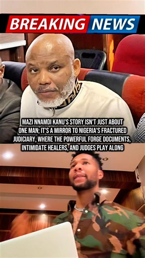 Mazi Nnamdi Kanu's story isn't just about one man; it's a mirror to Nigeria's fractured judiciary, where the powerful forge documents, intimidate healers, and judges play along. #FreeMaziNnamdiKanuNow #facebookreels #IsraelisATerorristState #RussiaUkraine #WW3 | High Breed Africa