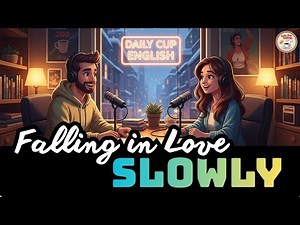 Falling in Love Slowly | Real English Podcast B1–B2 | Daily Cup English