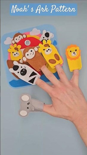 Bible Quiet Book Craft: Noah's Ark Page Step by Step