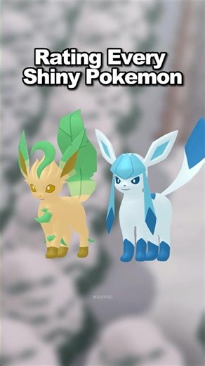 SHINY Leafeon & Glaceon Rating Every Shiny Pokemon #pokemon #shinypokemon