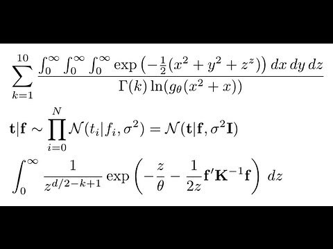 LaTeX equations part 2