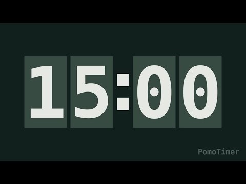 15 Minute Timer | Gentle Alarm When Time’s Up ⏱️