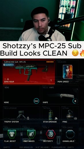 Shotzzy’s MPC-25 Sub Build Looks CLEAN 😏#cdl#opticgaming#bo7#mpc25