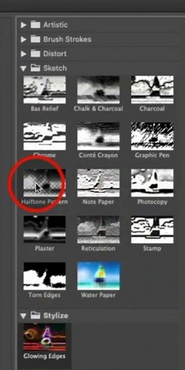 Halftone effect photoshop