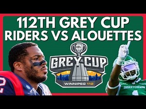 LIVE GREY CUP REACTION: Saskatchewan Rough Riders vs Montreal Alouettes CFL 112th GREY CUP Winnipeg