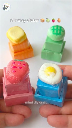 Try this DIY clay pop it Squishy 😍