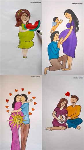 4 deep meaning video about pregnancy time! 🥹🥹❤️❤️ (part-6 ) #art #artwork #animasyon #çizgifilm