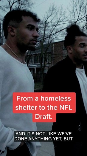 From a homeless shelter to the #NFLDraft. Chase and Sydney Brown visit their difficult past. Today, watch their impossible journey to the NFL in the TSN Original: Staring Back during the 6pm Sportscentre and on http://tsn.ca