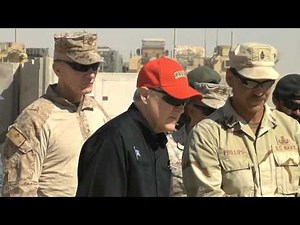 Secretary of the Navy visits Marines at Camp Leatherneck, Afghanistan