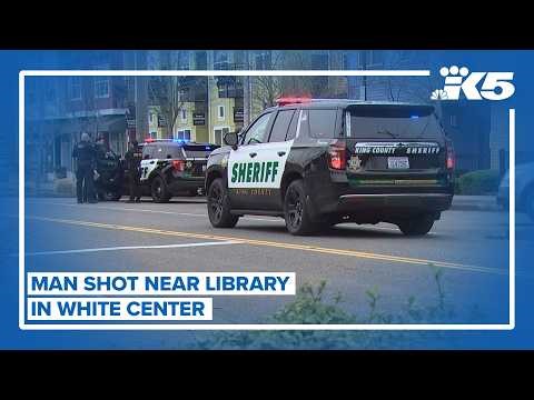 Man shot near White Center library