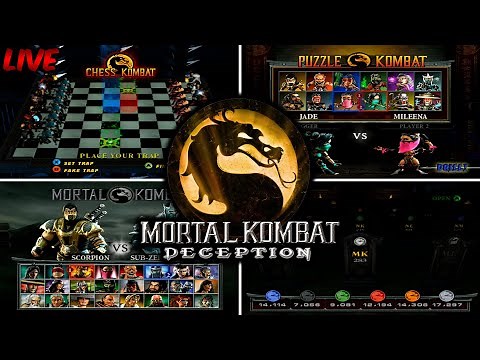 MORTAL KOMBAT DECEPTION 20 YEARS LATER!! (PLAYING ALL MODES) MK DECEPTION GAMEPLAY!! (1080p 60 FPS)