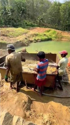 Excavator Digging Deep for Hidden Sapphires 💎🚜 | Inside Sri Lankan Gem Mine