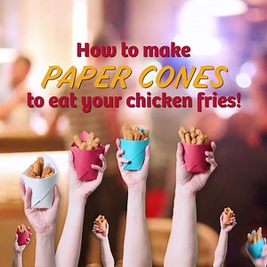 Here is a very easy way to add fun to your chicken fries presentation! | Flamingo