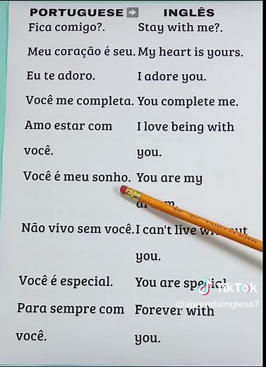 Learn English & Portuguese With Me
