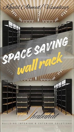 🔥SPACE SAVING WALL RACK #CreativeWallRack