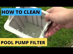 How To Clean POOL PUMP FILTER BASKET (DIY)