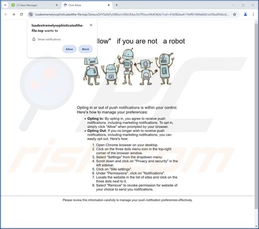 Loadextremelysophisticatedthe-file.top Ads