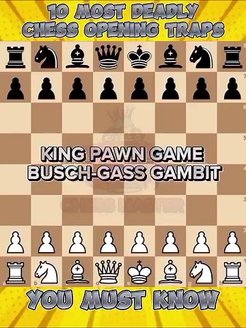 10 Most Deadly Chess Opening Traps You Must Know 📖♟️🔥 #Chessmaster | Chess Master