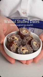 1.6K views · 16 reactions | Walnut Stuffed Dates These walnut stuffed dates are great when you want a little tea snack to have with your tea since they’re so quick and easy to make. There’s no cooking involved, just assembling. #teatime #teasnack #healthysnackidea #stuffeddates | Oh, How Civilized | Facebook