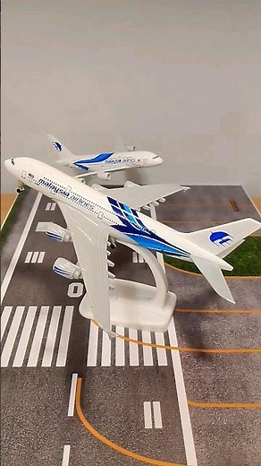 Malaysia Airlines A380 Medium Size Airplane Model Unboxing