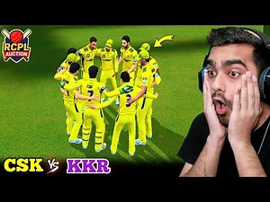 LIVE RCPL AUCTION! CSK Vs KKR RC Swipe (Expert Mode)
