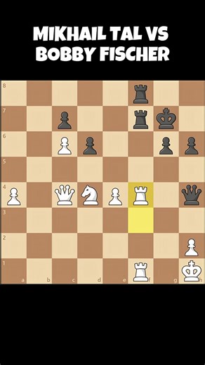Mikhail Tal vs Bobby Fischer: A Chess Showdown