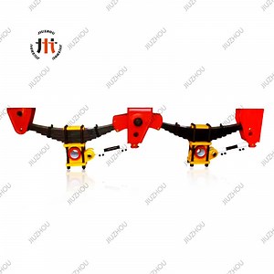 [Hot Item] American Type Tandem Trailer 2 Axles Leaf Spring Suspension with 90*16*9 Leaf Spring