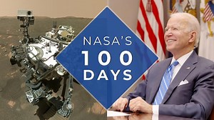 In President Joe Biden's first 100 days, we've reached milestones in exploring our solar system, and in NASA's Artemis Program to return astronauts to the Moon. We've set new priorities in addressing climate change, and inspiring the next generation. More: https://go.nasa.gov/3nwYhCN | NASA - National Aeronautics and Space Administration