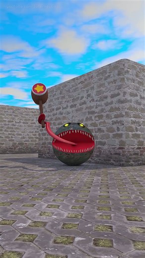 The Ultimate Monster Pacman Revenge! 😈🔨 #shorts #monsterpacman pacman #funny