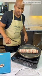 CHEESE STUFFED BACON-WRAPPED HOT DOGS 🥓🧀🌭 Hot Dogs Cheddar Cheese Bacon Hot Dog Buns Ketchup Mustard Slice hot dogs in half and place a strip of cheddar cheese inside. Wrap tightly with bacon. Heat pan on medium heat, cook hot dogs until all sides are crispy. Serve in hot dog bun with mustard and ketchup. Enjoy! | Definitely Not Gourmet