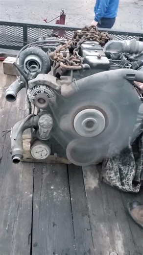 TURN YOUR SOUND ON 🔊 — 12-valve Cummins cold start. Follow for more real truck sounds.