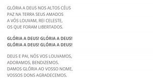 GLÓRIA A DEUS NOS ALTOS CÉUS (Pe. Joãozinho) - Músicas para Missa