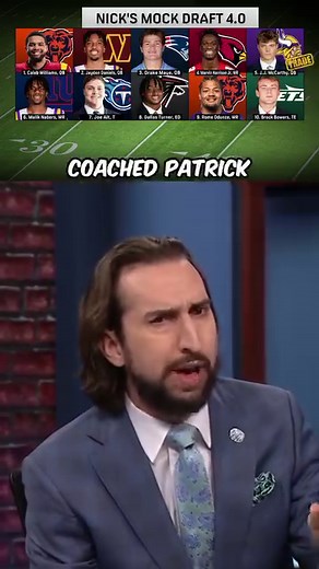 14K views · 207 reactions | @getnickwright’s updated and final NFL Mock Draft!! Thoughts? | First Things First on FS1 | Facebook