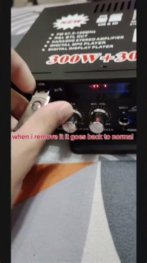 What happens if you plug in a usb with a virus on an amplifier?