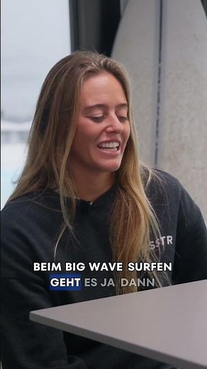 Big wave surfing sounds crazy – but Lena Kemna shows what it’s really all about!