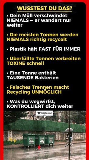 Müll-Fakten, die dich SCHOCKIEREN werden 🗑️🔥