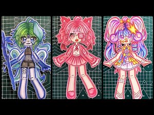 I Made a Movable Paper Doll Gacha by Hand – Step-by-Step Tutorial