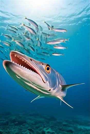 Barracuda High‑Speed Strike | Cinematic Underwater