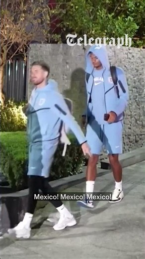 England squad booed as they arrive in Mexico City