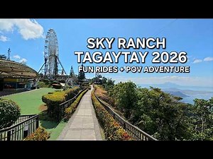 Sky Ranch Tagaytay Rides POV | Ferris Wheel with Taal View