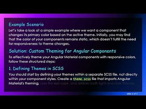 How to Theme Your Own Components with Angular Material: Managing Multiple Themes Effectively