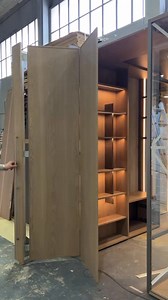 Coolest Walk-in Closet Door! #doors #walkincloset #closet #design #designinspiration #designer #architecture #architect | MC Architect