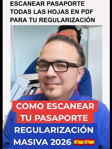 Cómo escanear tu pasaporte para la regularización masiva 2026
