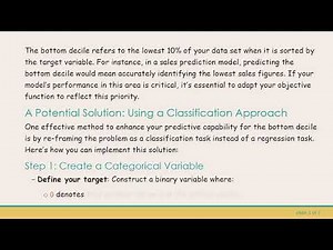 How to Use XGBoost for Regression When Focusing on the Bottom Decile Prediction